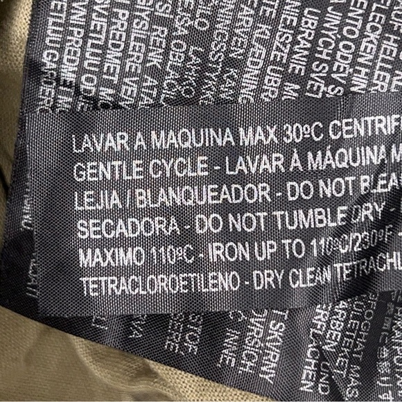 SMALL ZARA KHAKI CARGO PANTS ELASTIC WAIST POCKETS CASUAL OUTDOOR Y2K - Picture 10 of 15